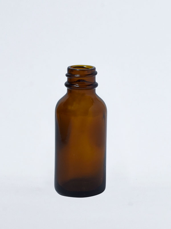 30ML - 1 Oz Amber Glass Boston Bottle